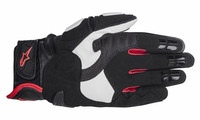 Gp_air_leather_glove_black_white_red_palm