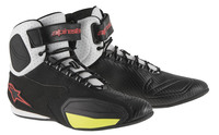 Faster_vented_shoe_black_white_red_fluo-2