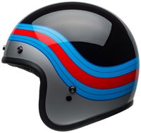 Bell-custom-500-culture-helmet-pulse-gloss-black-blue-red-left