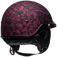 Bell-pit-boss-cruiser-helmet-catacombs-matte-black-pink-pin-back-right