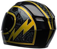 Bell-qualifier-street-helmet-scorch-gloss-black-gold-flake-back-left