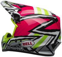 Bell-mx-9-mips-dirt-helmet-tagger-asymmetric-gloss-pink-green-back-left