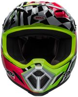 Bell-mx-9-mips-dirt-helmet-tagger-asymmetric-gloss-pink-green-front