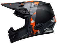 Bell-mx-9-mips-dirt-helmet-presence-matte-gloss-black-flo-orange-camo-left