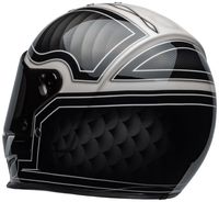 Bell-eliminator-culture-helmet-outlaw-gloss-black-white-back-right