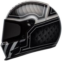 Bell-eliminator-culture-helmet-outlaw-gloss-black-white-left
