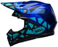 Bell-moto-9-mips-dirt-helmet-tremor-matte-gloss-blue-black-left